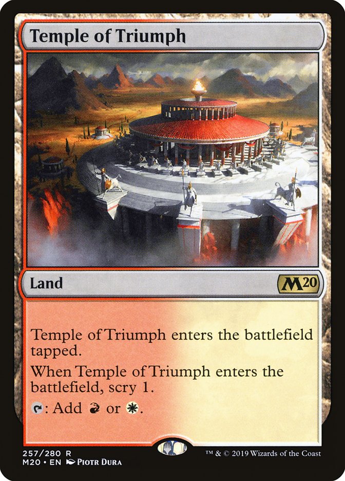 Temple of Triumph [Core Set 2020] | Mega City Incorporated