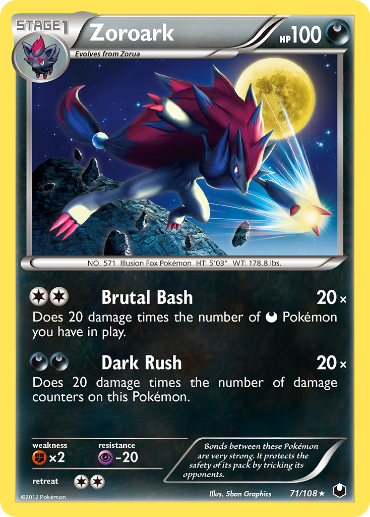 Zoroark (71/108) [Black & White: Dark Explorers] | Mega City Incorporated