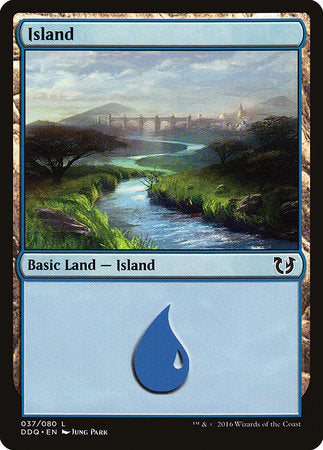 Island (37) [Duel Decks: Blessed vs. Cursed] | Mega City Incorporated