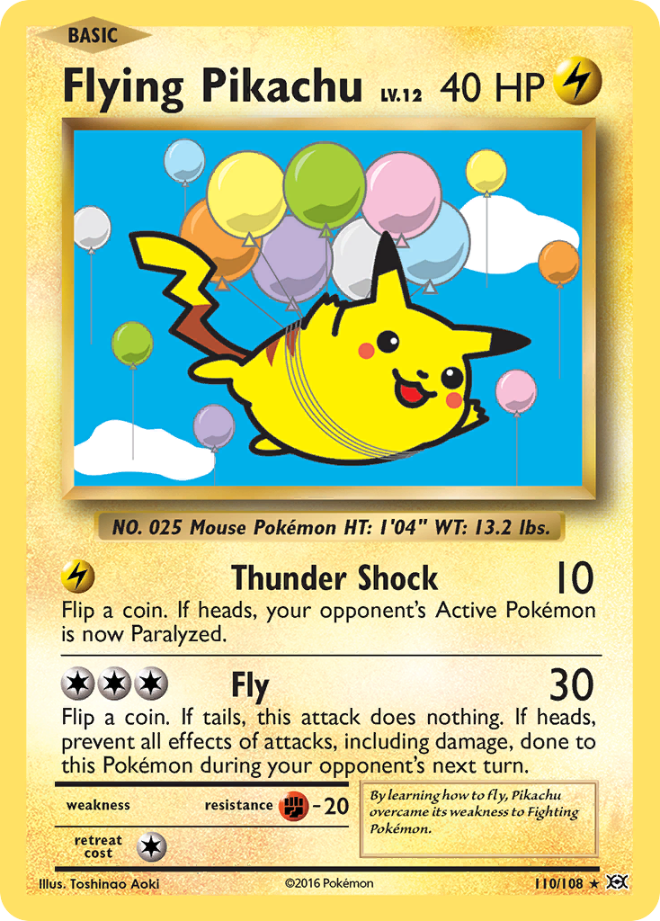 Flying Pikachu (110/108) [XY: Evolutions] | Mega City Incorporated