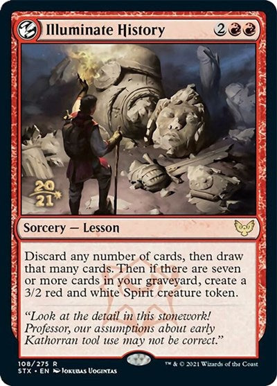 Illuminate History [Strixhaven: School of Mages Prerelease Promos] | Mega City Incorporated