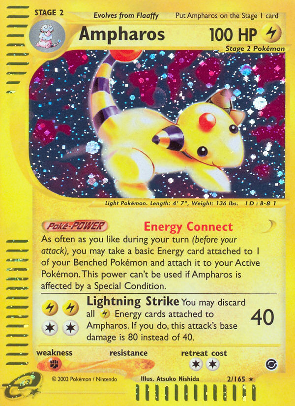 Ampharos (2/165) [Expedition: Base Set] | Mega City Incorporated