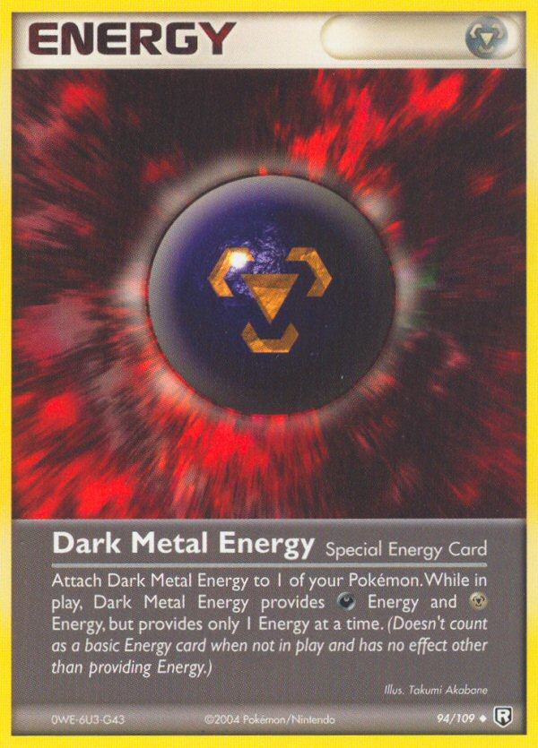 Dark Metal Energy (94/109) [EX: Team Rocket Returns] | Mega City Incorporated