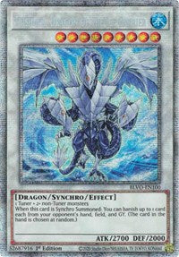 Trishula, Dragon of the Ice Barrier (Starlight Rare) [BLVO-EN100] Starlight Rare | Mega City Incorporated