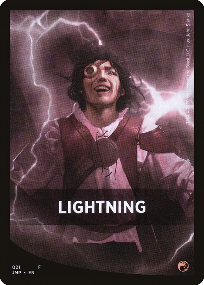 Lightning Theme Card [Jumpstart Front Cards] | Mega City Incorporated