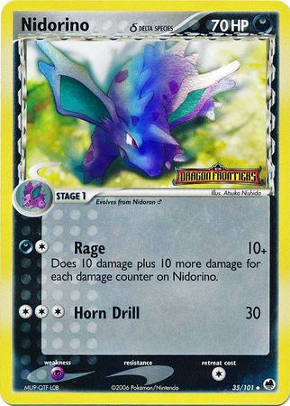 Nidorino (35/101) (Delta Species) (Stamped) [EX: Dragon Frontiers] | Mega City Incorporated