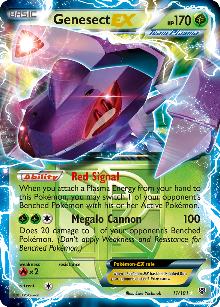 Genesect EX (11/101) [Black & White: Plasma Blast] | Mega City Incorporated