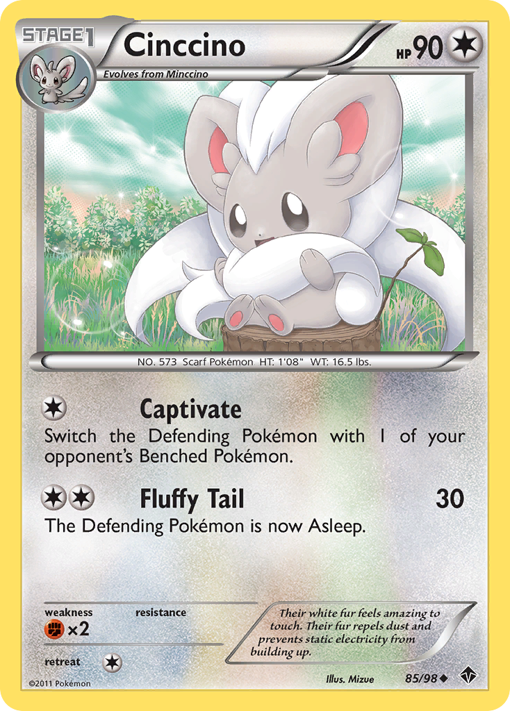 Cinccino (85/98) [Black & White: Emerging Powers] | Mega City Incorporated