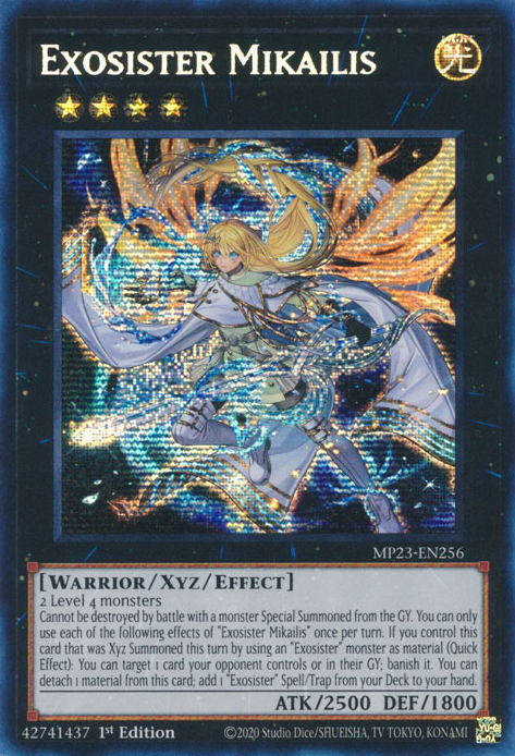 Exosister Mikailis [MP23-EN256] Prismatic Secret Rare | Mega City Incorporated