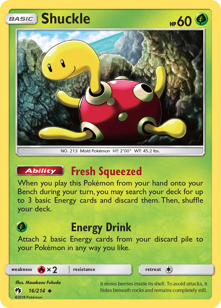 Shuckle (16/214) [Sun & Moon: Lost Thunder] | Mega City Incorporated