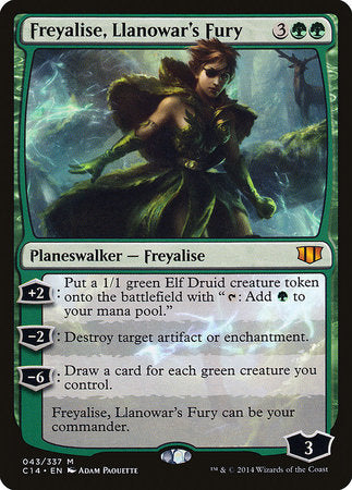 Freyalise, Llanowar's Fury [Commander 2014] | Mega City Incorporated