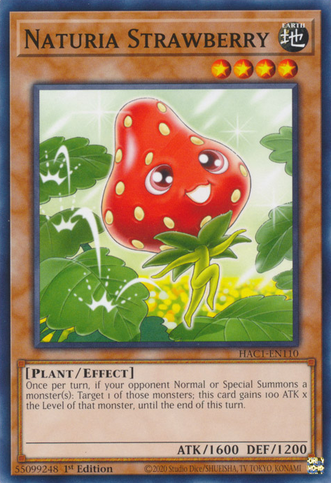 Naturia Strawberry [HAC1-EN110] Common | Mega City Incorporated