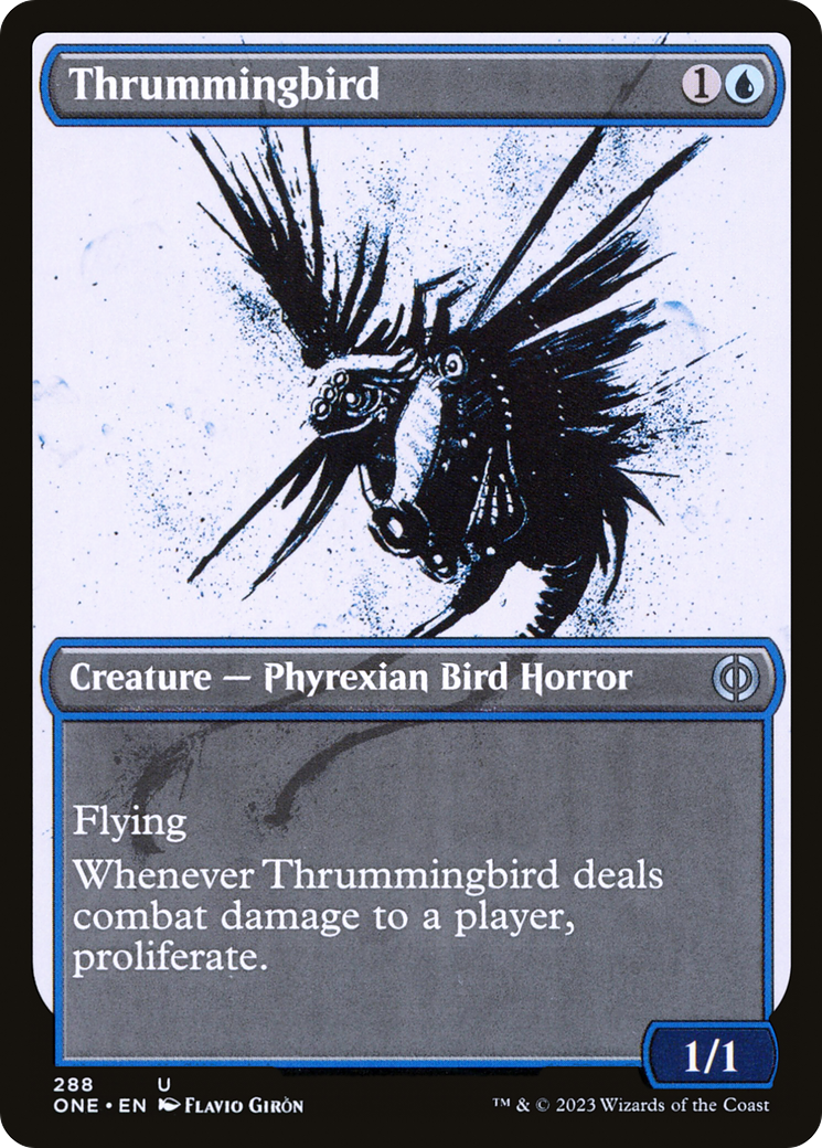 Thrummingbird (Showcase Ichor) [Phyrexia: All Will Be One] | Mega City Incorporated