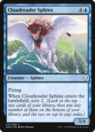 Cloudreader Sphinx [Dominaria] | Mega City Incorporated