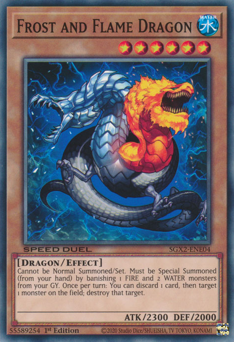 Frost and Flame Dragon [SGX2-ENE04] Common | Mega City Incorporated