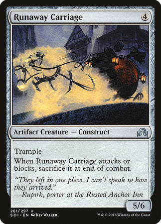 Runaway Carriage [Shadows over Innistrad] | Mega City Incorporated