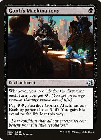 Gonti's Machinations [Aether Revolt] | Mega City Incorporated