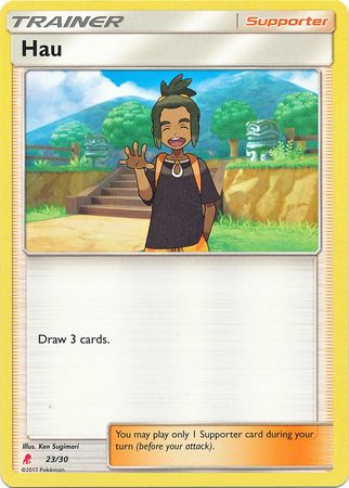 Hau (23/30) [Sun & Moon: Trainer Kit - Lycanroc] | Mega City Incorporated