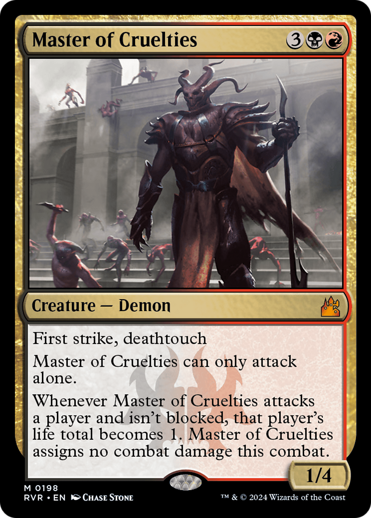 Master of Cruelties [Ravnica Remastered] | Mega City Incorporated