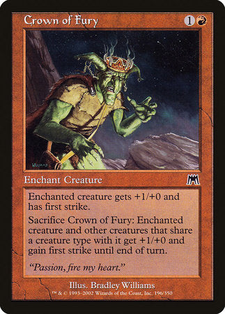 Crown of Fury [Onslaught] | Mega City Incorporated