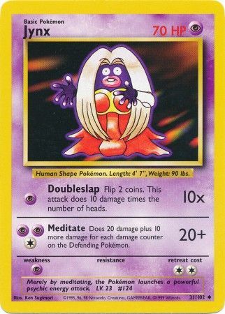 Jynx (31/102) [Base Set Unlimited] | Mega City Incorporated