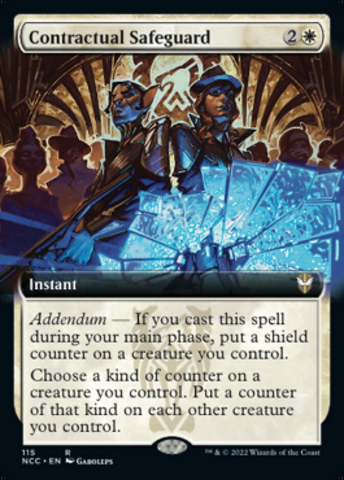 Contractual Safeguard (Extended Art) [Streets of New Capenna Commander] | Mega City Incorporated