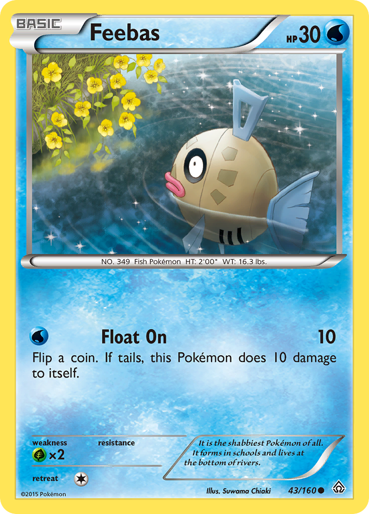 Feebas (43/160) [XY: Primal Clash] | Mega City Incorporated