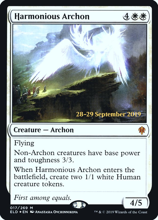 Harmonious Archon  [Throne of Eldraine Prerelease Promos] | Mega City Incorporated