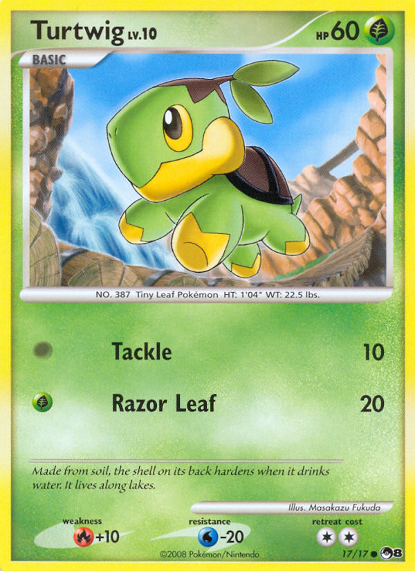 Turtwig (17/17) [POP Series 8] | Mega City Incorporated