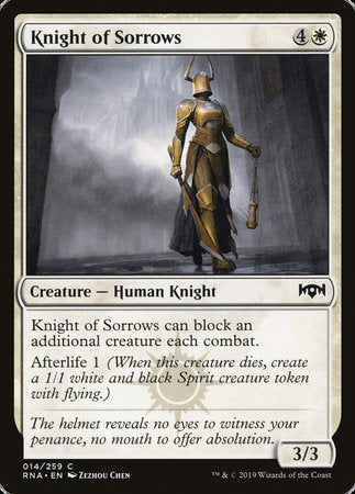 Knight of Sorrows [Ravnica Allegiance] | Mega City Incorporated