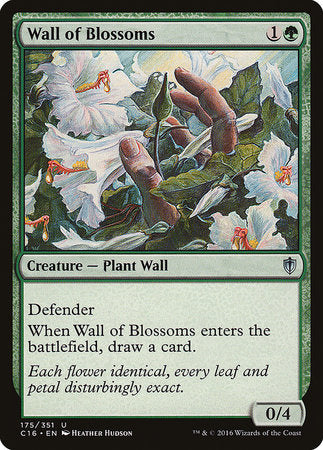 Wall of Blossoms [Commander 2016] | Mega City Incorporated