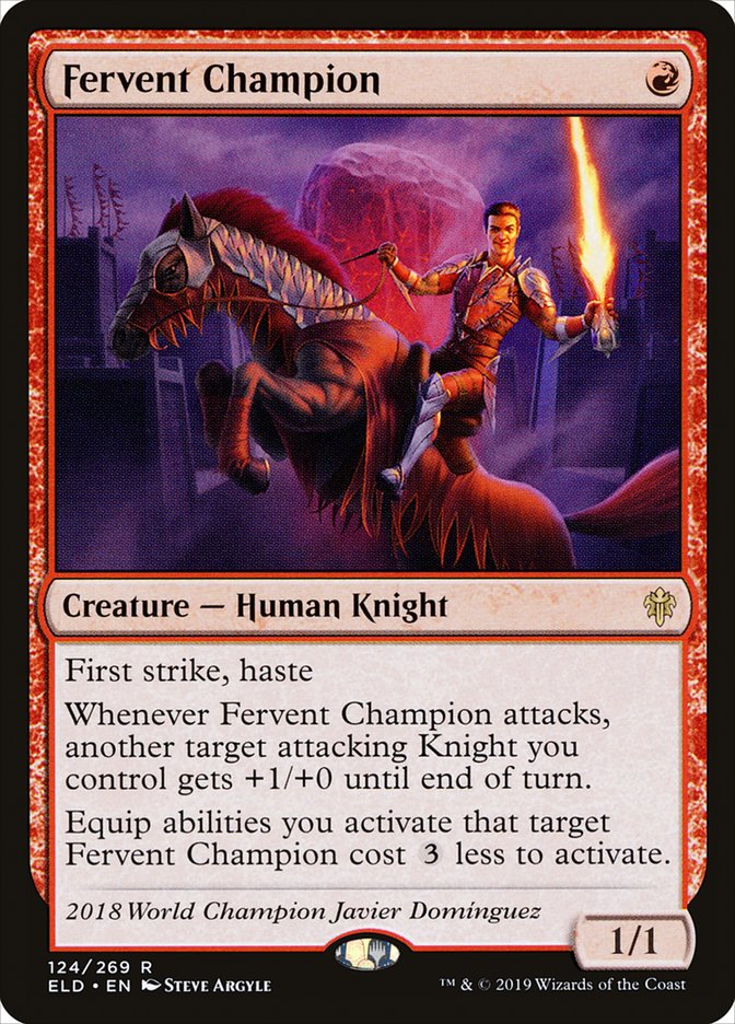 Fervent Champion [Throne of Eldraine] | Mega City Incorporated