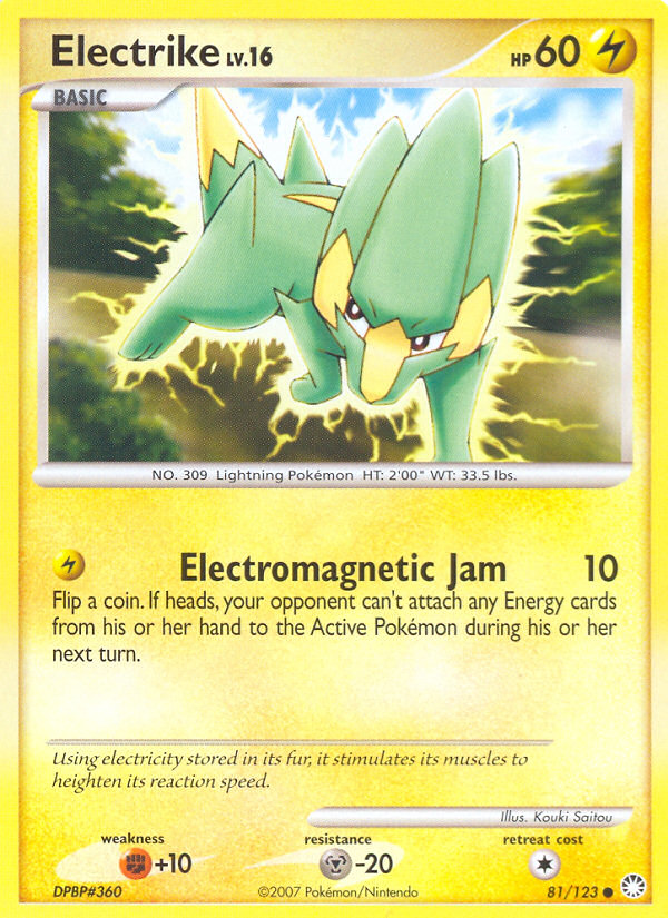 Electrike (81/123) [Diamond & Pearl: Mysterious Treasures] | Mega City Incorporated