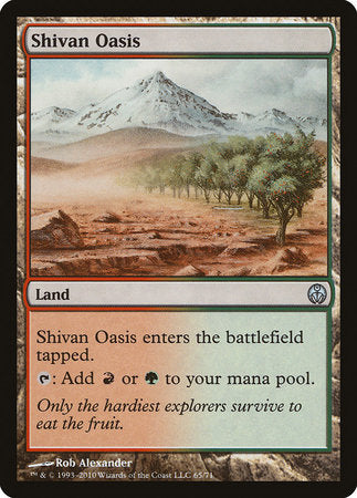 Shivan Oasis [Duel Decks: Phyrexia vs. the Coalition] | Mega City Incorporated