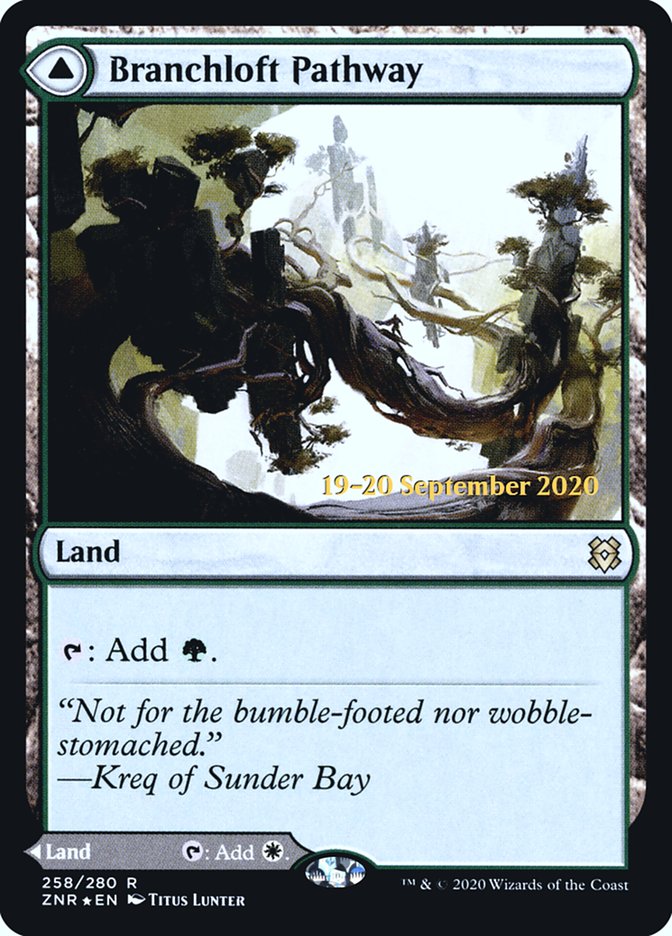 Branchloft Pathway // Boulderloft Pathway  [Zendikar Rising Prerelease Promos] | Mega City Incorporated