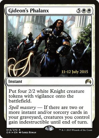 Gideon's Phalanx [Magic Origins Promos] | Mega City Incorporated