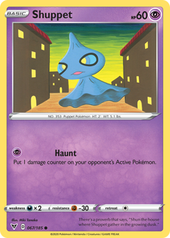 Shuppet (067/185) [Sword & Shield: Vivid Voltage] | Mega City Incorporated
