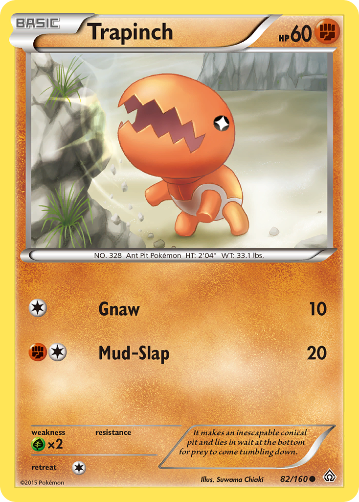 Trapinch (82/160) [XY: Primal Clash] | Mega City Incorporated