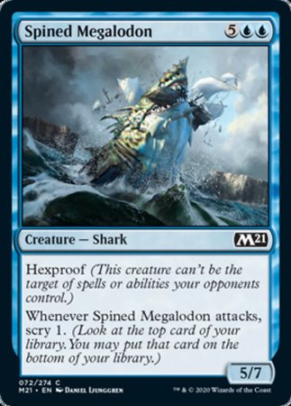 Spined Megalodon [Core Set 2021] | Mega City Incorporated