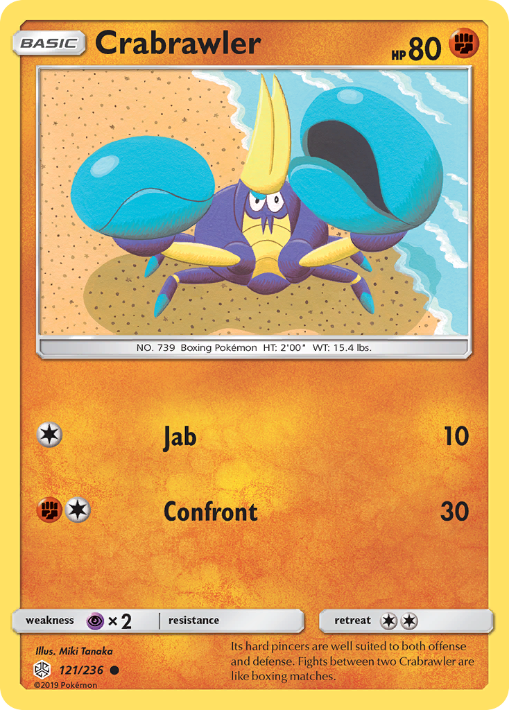 Crabrawler (121/236) [Sun & Moon: Cosmic Eclipse] | Mega City Incorporated