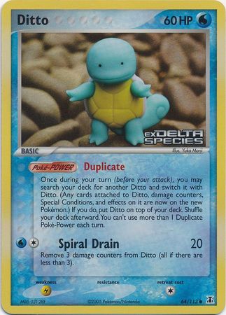 Ditto (64/113) (Stamped) [EX: Delta Species] | Mega City Incorporated