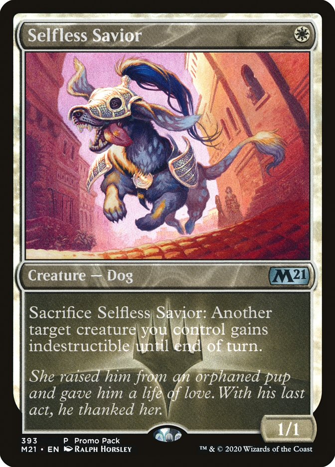 Selfless Savior (Promo Pack) [Core Set 2021 Promos] | Mega City Incorporated