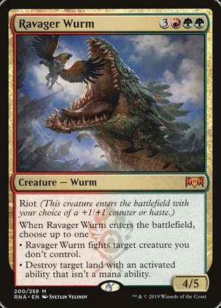 Ravager Wurm [Ravnica Allegiance] | Mega City Incorporated