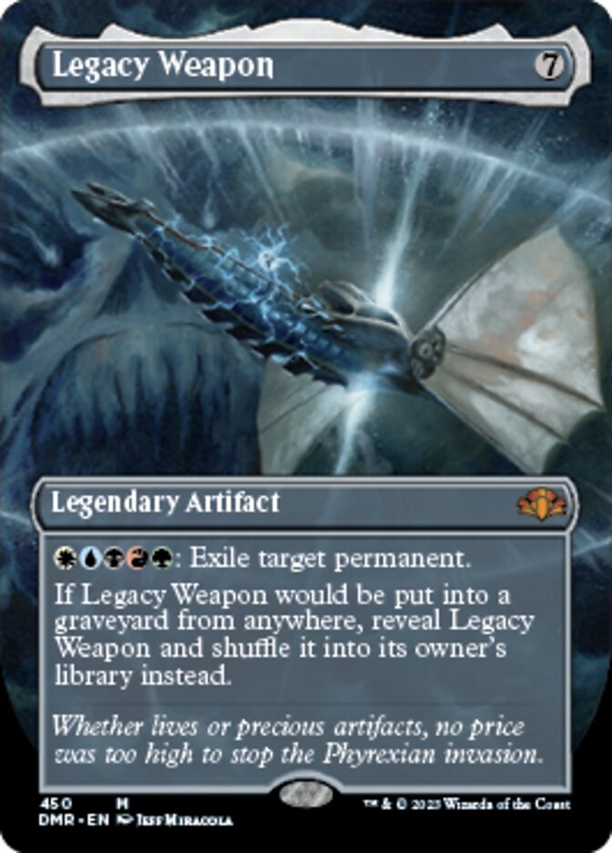 Legacy Weapon (Borderless Alternate Art) [Dominaria Remastered] | Mega City Incorporated