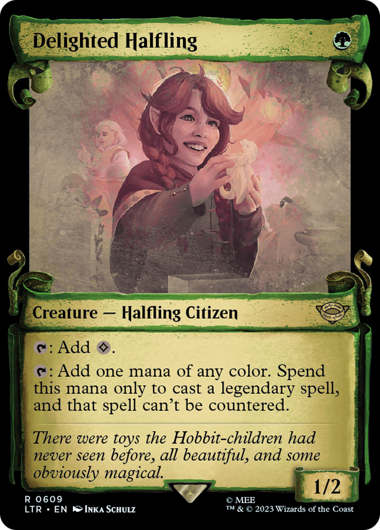 Delighted Halfling [The Lord of the Rings: Tales of Middle-Earth Showcase Scrolls] | Mega City Incorporated