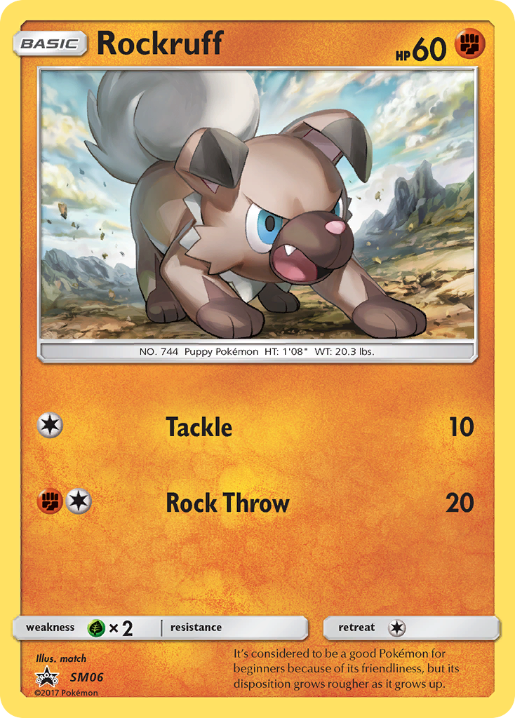 Rockruff (SM06) [Sun & Moon: Black Star Promos] | Mega City Incorporated