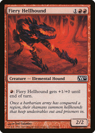 Fiery Hellhound [Magic 2010] | Mega City Incorporated