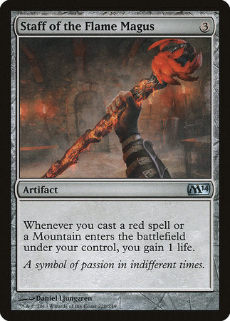 Staff of the Flame Magus [Magic 2014] | Mega City Incorporated