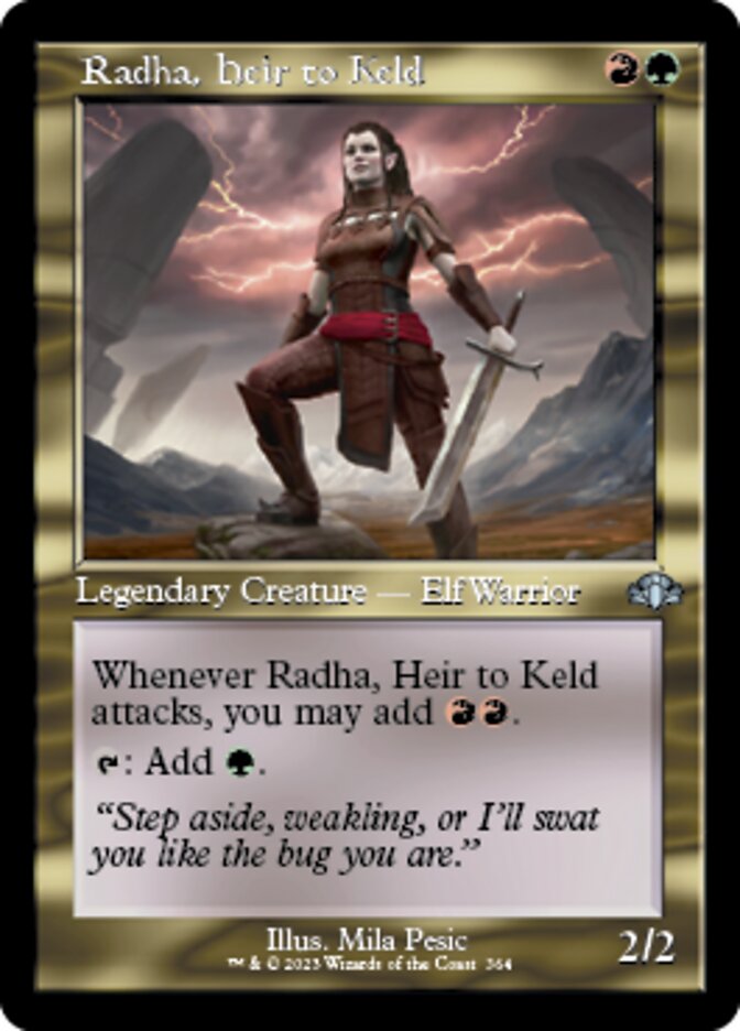 Radha, Heir to Keld (Retro) [Dominaria Remastered] | Mega City Incorporated