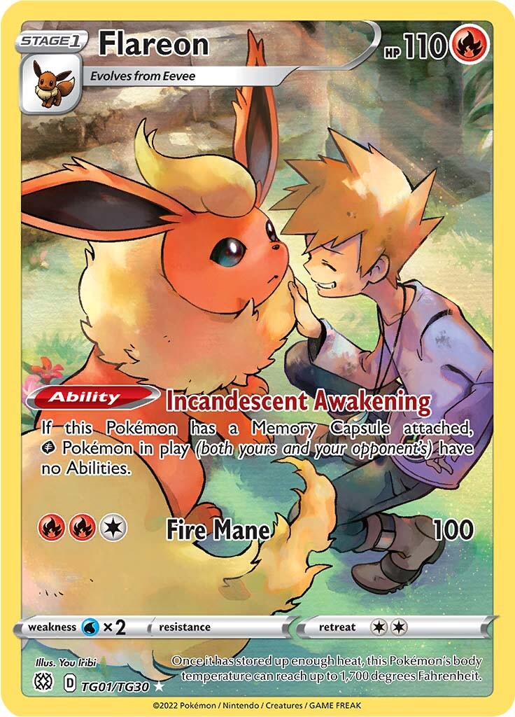 Flareon (TG01/TG30) [Sword & Shield: Brilliant Stars] | Mega City Incorporated